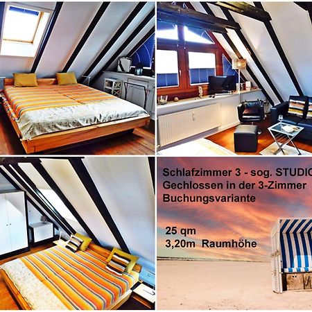 3-Zimmer-Ferienwohnung Deichwiese Westerland 1-3 Personen Exterior foto